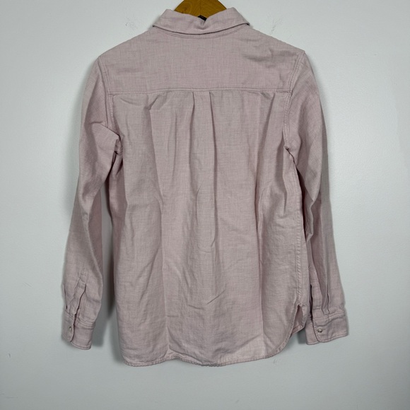 Uniqlo Pink Button Front Collared Shirt 100% Cotton Small Classic Minimalist - Picture 6 of 6
